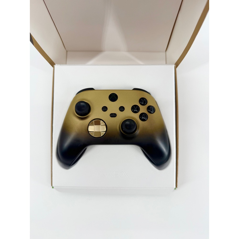 Xbox Wireless Controller Gold Shadow Special Edition Metallic Gold Black